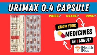 Are You Wasting Your Money on Urimax 04 Capsules [upl. by Gerc238]