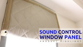 Soundproofing a Window using a Sound Control Window Panel [upl. by Toblat]