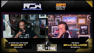 Booker T hears of Bray Wyatt’s passing while LIVE On￼ The Air [upl. by Niltac]