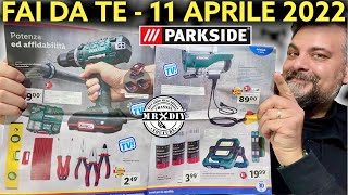 Volantino Parkside lidl fai da te 11 aprile 2022 Nuovo avvitatore 20V 89 euro Casco da moto lidl [upl. by Quickman]