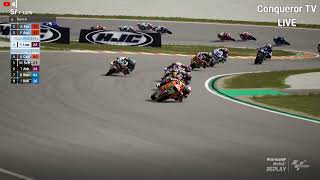 Race Moto2 Sachsenring GermanGP 2024 [upl. by Adlog834]