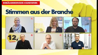 GebäudereinigerHandwerk Stimmen aus der Branche zum neuen Tarifvertrag [upl. by Moody972]