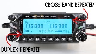 Zastone D9000 How To Set Up Duplex Repeater amp Cross Band Repeaters  Part 2 [upl. by Cai]