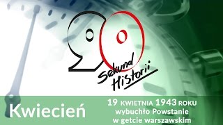 90s historii 19 kwietnia 1943 r wybuchło powstanie w getcie warszawskim [upl. by Nosyerg]