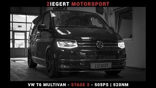 VW T6 Multivan Projekt  Stage 3  505PS 520NM  Ziegert Motorsport [upl. by Trudey]