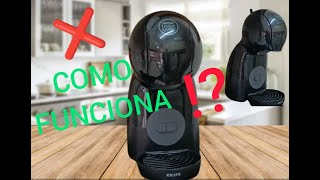 🔴☕🍩 Funcionamiento cafetera DOLCE GUSTO PICCOLO XS Nescafe  Como encenderlausarlalimpieza [upl. by Manville]