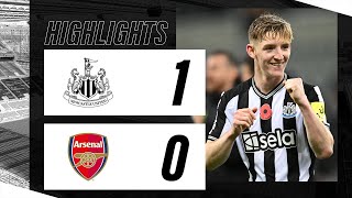 Newcastle United 1 Arsenal 0  Premier League Highlights [upl. by Atsirhcal]