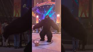 Fremont Street Experience Las Vegas  Huge Dancing Gorilla [upl. by Saied755]