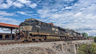 NS 25A2628 Combined Intermodal Through Salisbury NC [upl. by Puna]