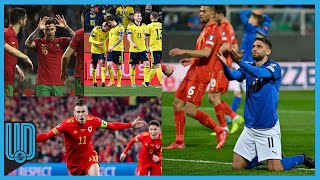 Portugal Macedonia Suecia y Gales avanzan Italia se queda sin mundial [upl. by Roselin]