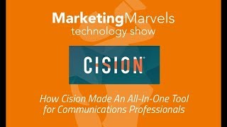 How Cision Made An AllInOne Tool for Communications Professionals [upl. by Ilonka]