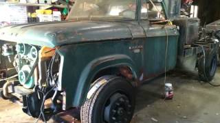 68 Dodge D300 rat rod diesel [upl. by Zulema149]