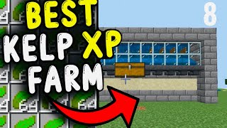 Best kelp farm minecraft  easy kelp farm  Minecraft bedrock mcpe playStation xbox [upl. by Dnalevets627]