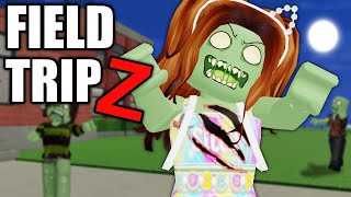 The ZOMBIES Took Over SCHOOL And I Had To Find A Way Out in Field Trip Z Roblox [upl. by Nilesoy]