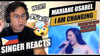 Mariane Osabel  I Am Changing  The Clash 2021  SINGER REACTION [upl. by Evalyn]