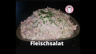 Fleischsalat  wie vom Metzger  3 Zutaten [upl. by Osterhus]