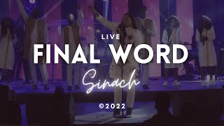 FINAL WORD  SINACH  Live Ministration with Lyrics [upl. by Herstein]