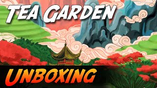 Tea Garden  Brettspiel Unboxing Albi [upl. by Ener709]