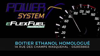 EFLEXFUEL Boîtier Éthanol Eflexblue par POWER SYSTEM [upl. by Namsu]