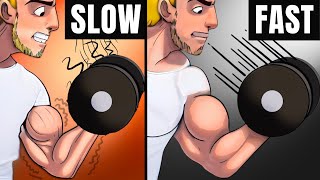 Slow vs Fast Reps Which Are Better for Building Muscle Workout  HYPERTROPHIED BODY [upl. by Elocin551]