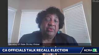 California officials talk about the upcoming recall election [upl. by Alten]