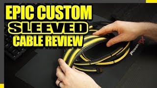 Custom Sleeve PC Cables  Lutro0 Customs Review and Demo [upl. by Ebner]