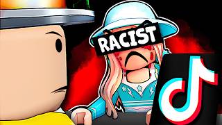 Exposing RACIST Roblox TikToker [upl. by Shedd]