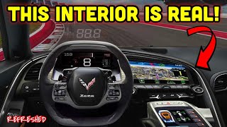 NEW INTERIOR 2025 c8 ZR1 Corvette NEW interior is HERE CRAZY GOOD [upl. by Sirraj]