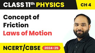 Concept of Friction  Laws of Motion  Class 11 Physics Chapter 4  CBSE 202425 [upl. by Anilorak]