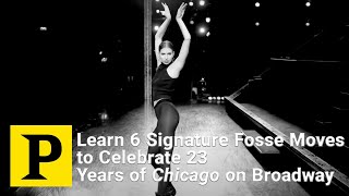 Learn 6 Signature Fosse Moves to Celebrate 23 Years of Chicago on Broadway [upl. by Iatnwahs56]