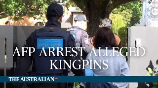 Australian Federal Police arrest alleged kingpins in Operation AvarusNightwolf [upl. by Leinehtan]