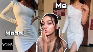 TRY ON HAUL اول مرة نجرب موقع YOINS 😱😍 [upl. by Lalita]