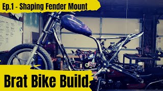 Suzuki GS550 Brat Style Motorcycle Build  Project Bike Build Time Lapse [upl. by Arlen73]