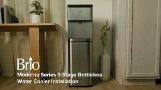 Brio Moderna Touchless 3Stage Bottleless Water Cooler I Model CLPOU720UVF3X [upl. by Cristiona]