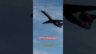 Loganair Embraer 145 takeoff from Manchester 28924 [upl. by Nadaha]