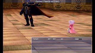 Final Fantasy IV PC  Tellah VS Golbez [upl. by Fein]