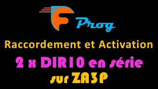 2 paires de DIR10 en série sur ZA3P CAME [upl. by Owades]