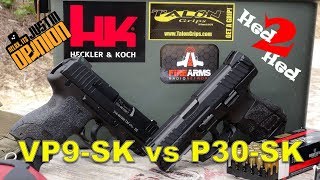 The NEW VP9SK vs the P30SK  HK shootout [upl. by Socem61]