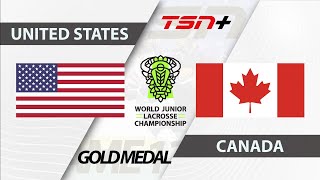 2023 WJLC  United States vs Canada  Gold Medal Game 13 [upl. by Tricia]