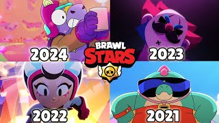 ✅ALL BRAWL STARS ANIMATIONS 2017 July 2024✅ [upl. by Ecertak676]