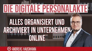 Die digitale Personalakte  Alles organisiert amp archiviert in DATEV Unternehmen online [upl. by Salsbury]