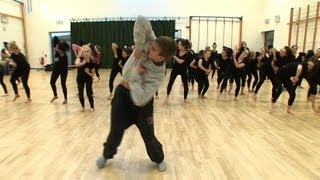 LIFT and Hofesh Shechter Company First dance workshops in DerryLondonderry [upl. by Licec]