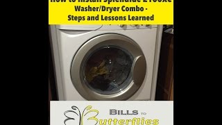 How to Install a Splendide WasherDryer Combo into a RV [upl. by Fidele]