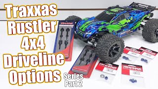 Drivetrain Overhaul Traxxas Rustler 4x4 VXL Full Upgrade Project Truck Part 2  RC Driver [upl. by Adiasteb]