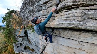 Gunks POV Route Beta quotThe Ceilingquot aka quotShockleys Ceilingquot 56 [upl. by Ragse621]