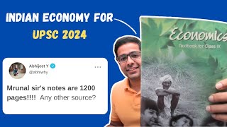 How to study Indian Economy for UPSC CSE [upl. by Tnilk]