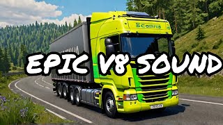 Scania V8 The KING of Engine Sound [upl. by Einahpit]