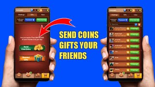 How to send coins gifts your friends and request coins gifts your friends in carrom pool [upl. by Ahseket]