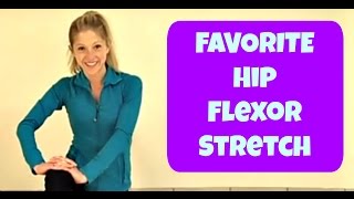 Favorite Hip Flexor Stretch Your Hips will LOVE you for this [upl. by Ylim156]