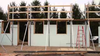 Plumwall ICF Bracing System  All in One Setup [upl. by Celestyn]